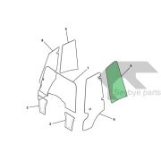 Форточка левая 	827/80269